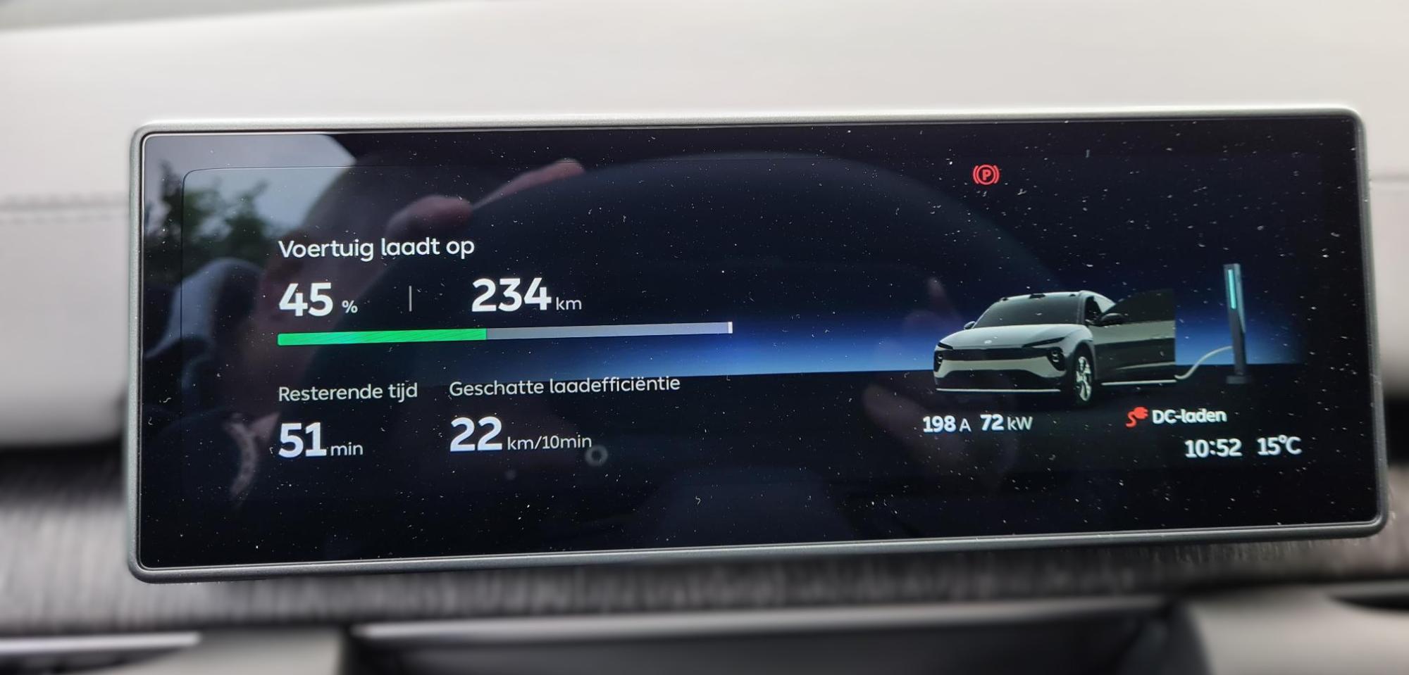 NIO EL6 display