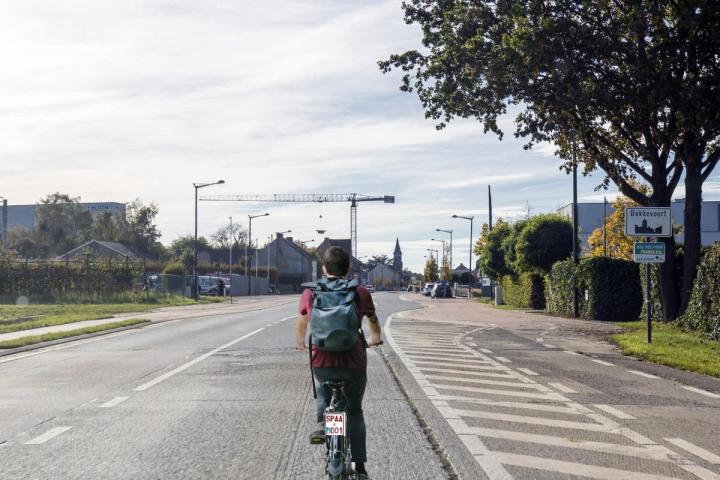Speed-pedelec op de weg