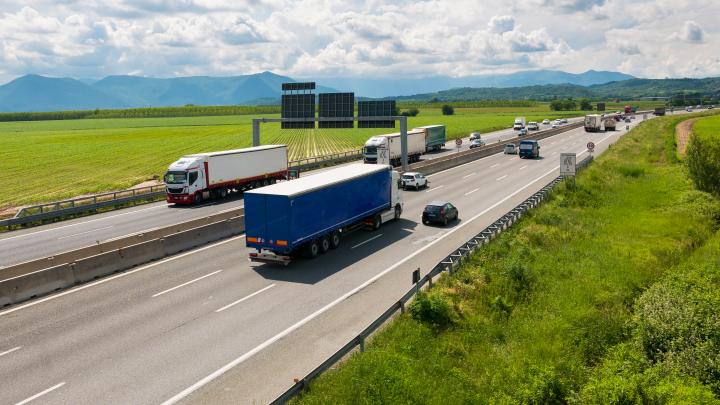 vrachtwagen autostrade