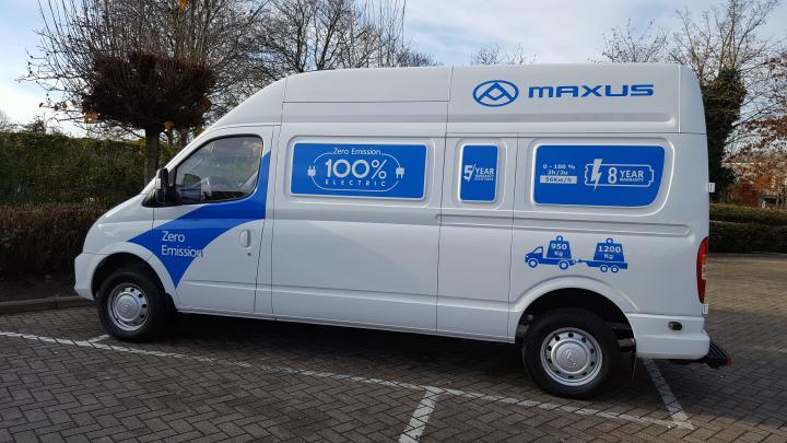 MAXUS EV80 side view