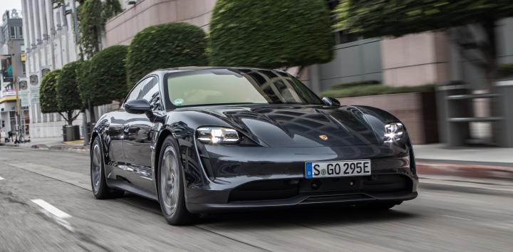 Testverslag Porsche Taycan 4S - front view