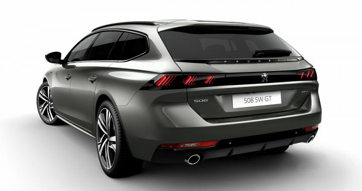 Achterzijde Peugeot 508 SW 1.5 BlueHDi 96 kW 101g