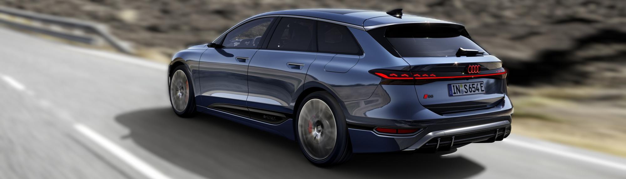 Testverslag DrivOlution Audi S6 Avant e-tron rear view